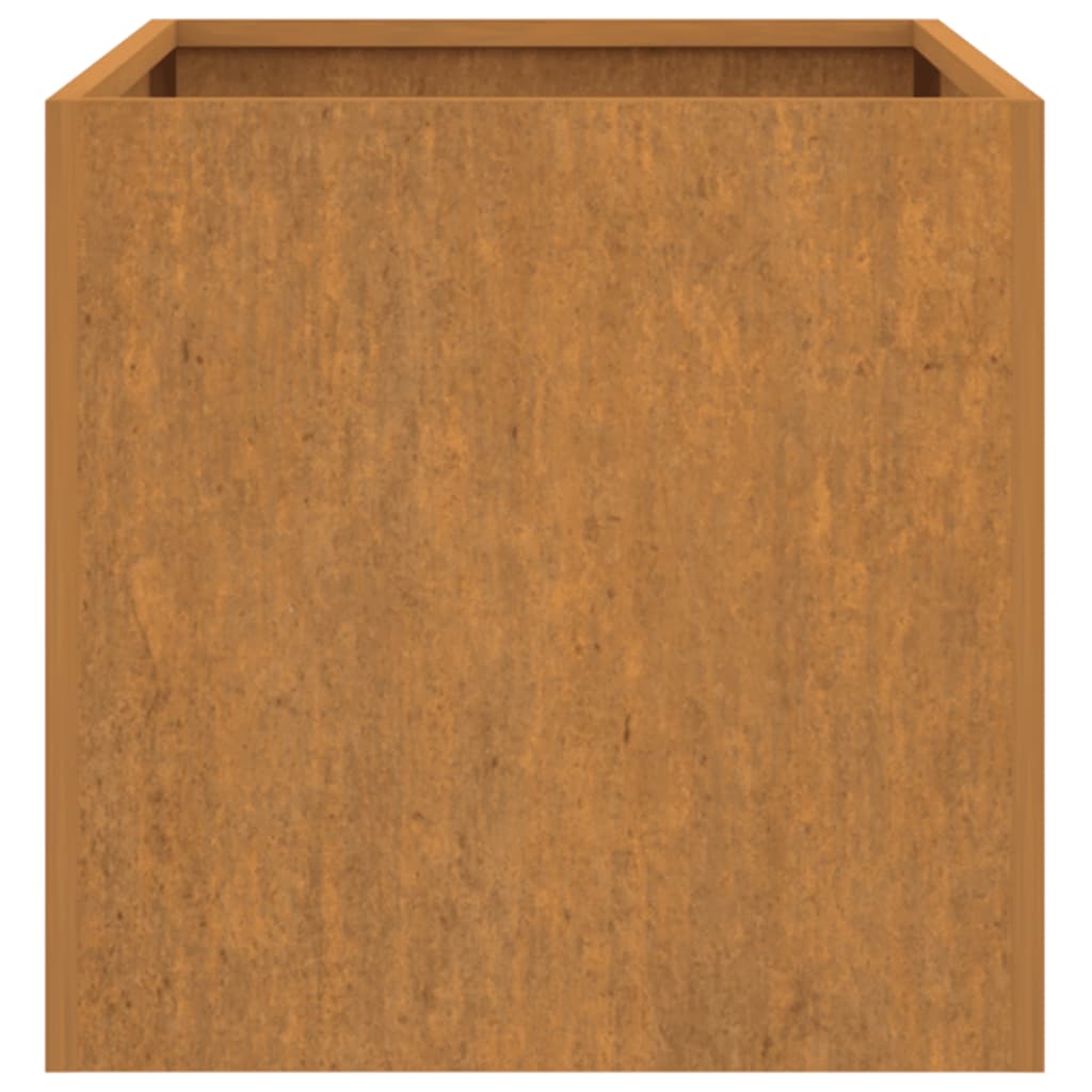 Planter 24.4x11.8x11.4 Corten Steel