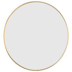Wall Mirror Gold Glass, PVC 19.7 in Wall mounting Wall Mirror