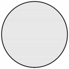 Wall Mirror Black Glass, PVC Wall Mounting Wall Mirror Circular
