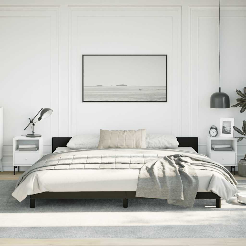 Bed Frame With Headboard Black