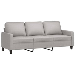 3-Seater Sofa Light Gray 70.9 Fabric
