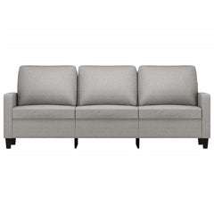 3-Seater Sofa Light Gray 70.9 Fabric