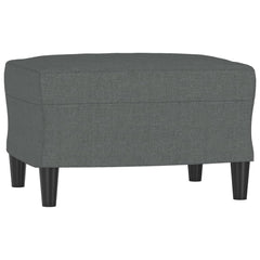 Footstool Dark Grey 100% polyester, plywood Compact Footstool