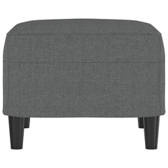 Footstool Dark Grey 100% polyester, plywood Compact Footstool