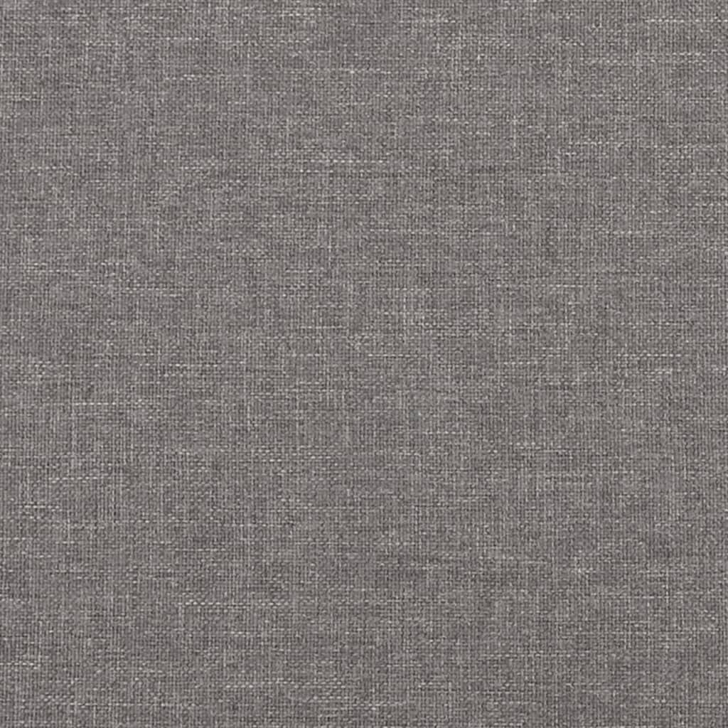 Set of two light gray fabric throw pillows, each 15.7x15.7 inches.