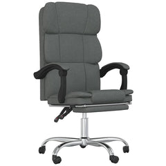 Reclining Office Chair Dark Gray