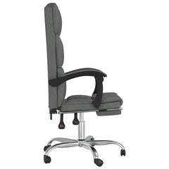 Reclining Office Chair Dark Gray