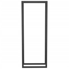 Firewood Rack Matt Black 19.7x11x52 Steel