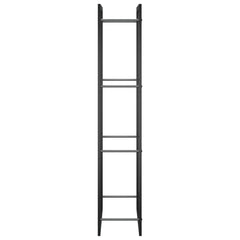 Firewood Rack Matt Black 19.7x11x52 Steel