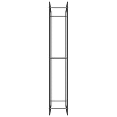 Firewood Rack Matt Black 31.5x11x60.6 Steel