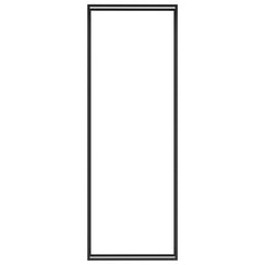 Firewood Rack Matt Black 43.3x11x122.8 Steel