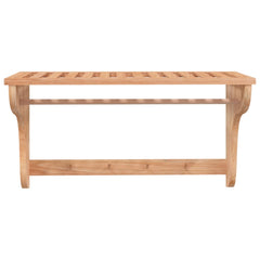 Towel Rack 23.6x11.8x13.8 Solid Wood Walnut