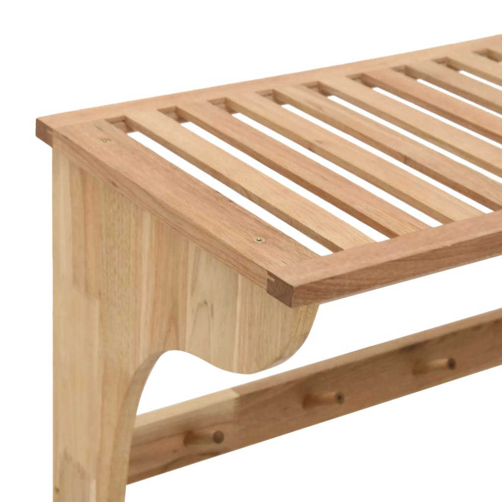 Towel Rack 23.6x11.8x13.8 Solid Wood Walnut