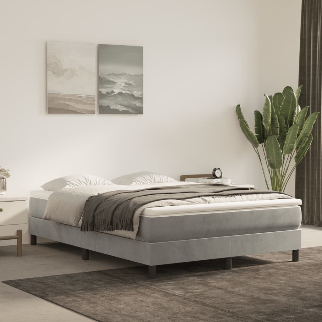 Bed Frame Light gray