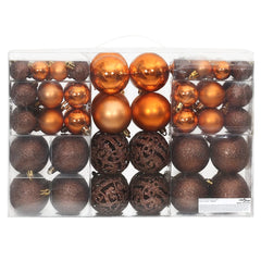 Christmas Baubles 100 pcs Brown 1.2 / 1.6 / 2.4