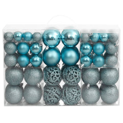 Christmas Baubles 100 pcs Turquoise 1.2 / 1.6 / 2.4