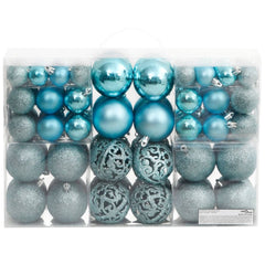 Christmas Baubles 100 pcs Turquoise 1.2 / 1.6 / 2.4