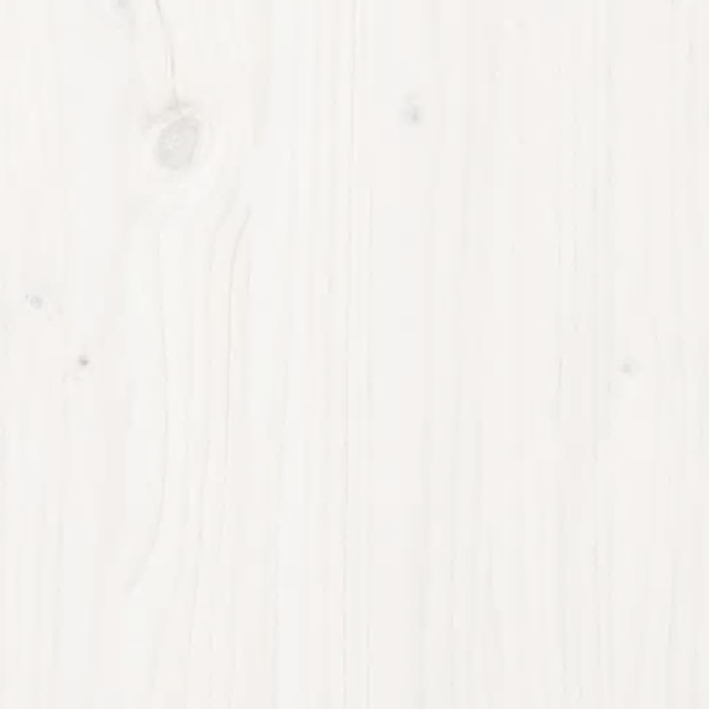 White solid pine wood laundry basket, 17.3x17.3x26 inches, with lid and side handles.