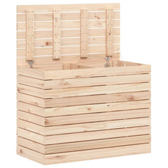 Laundry Basket 34.8x17.3x26 Solid Wood Pine