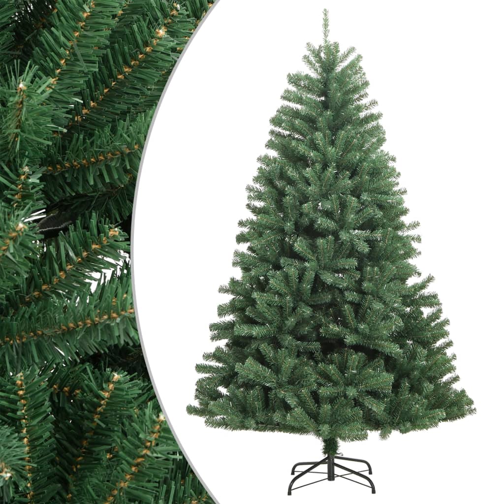 Artificial Hinged Christmas Tree with Stand Green 82.7