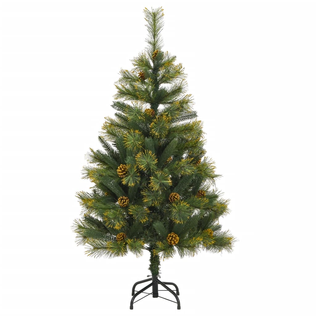Artificial Hinged Christmas Tree with Cones 47.2