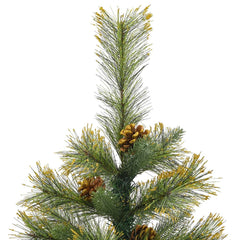 Artificial Hinged Christmas Tree with Cones 47.2