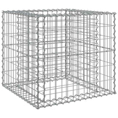 Gabion Basket Silver Galvanized Iron Medium Durable