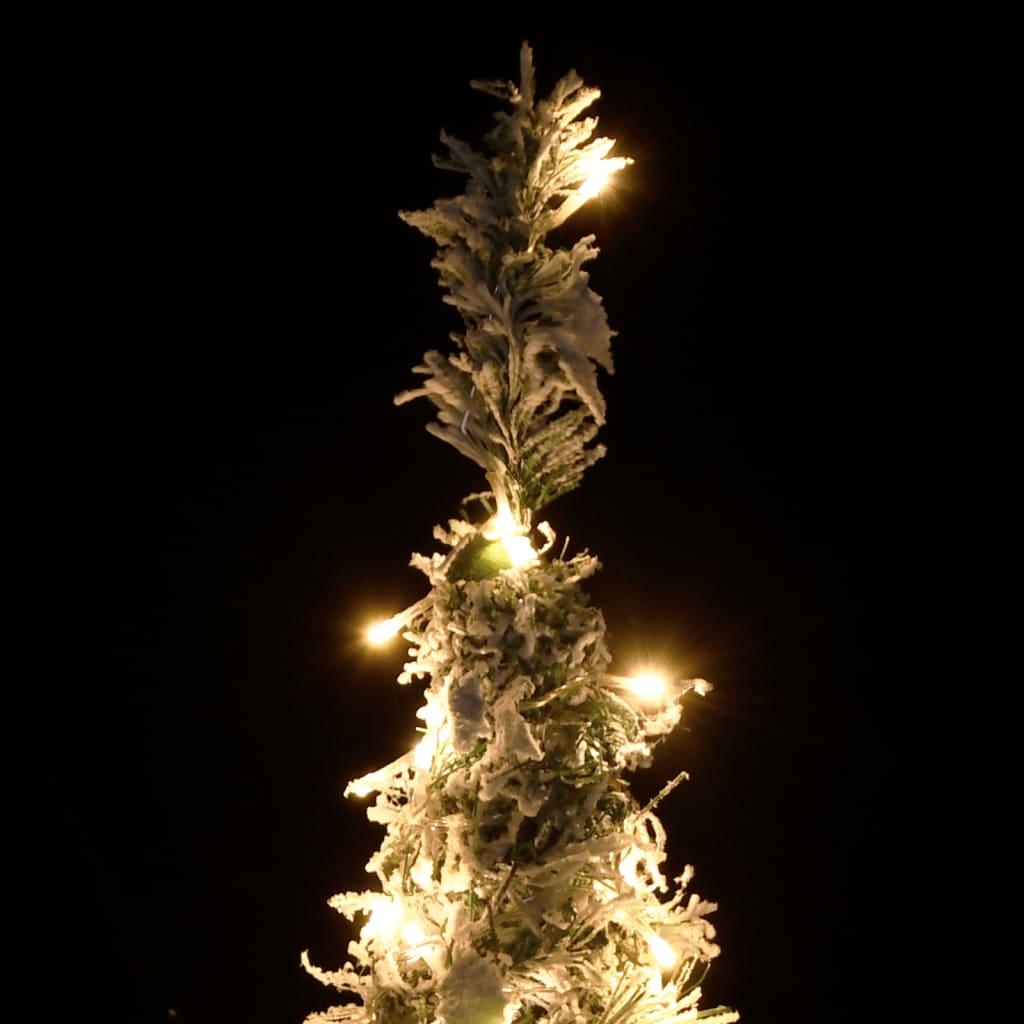 Artificial Christmas Tree Pop-up Flocked Snow 50 LEDs 47.2