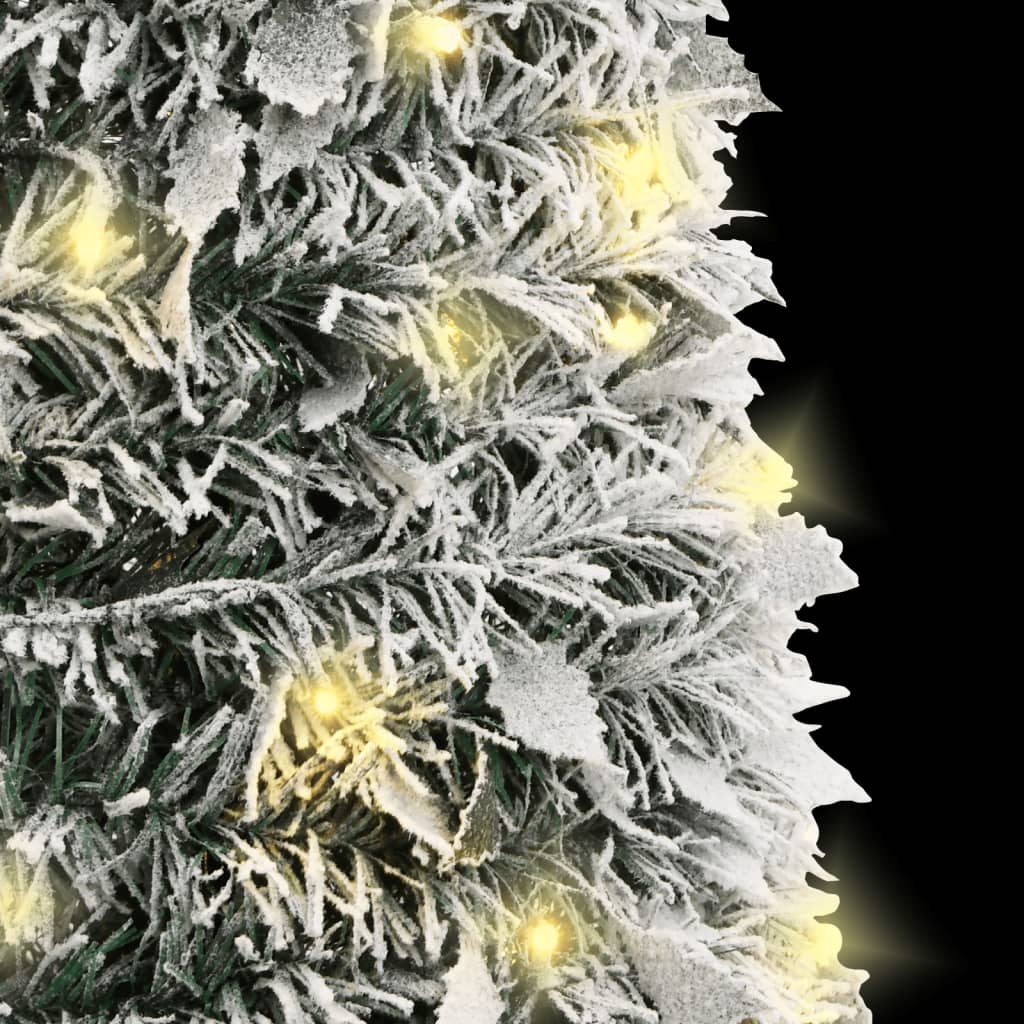 Artificial Christmas Tree Pop-up Flocked Snow 50 LEDs 47.2