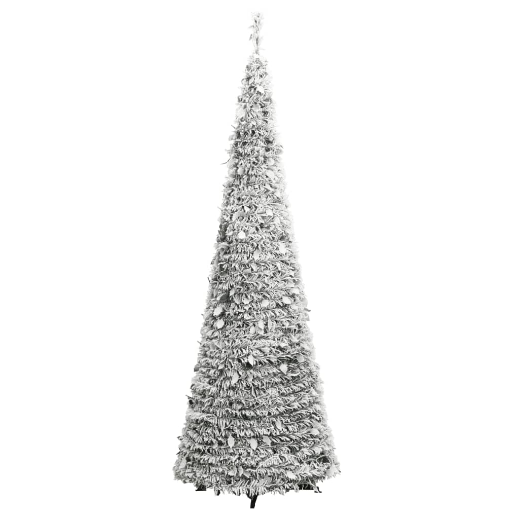 Artificial Christmas Tree Pop-up Flocked Snow 50 LEDs 47.2