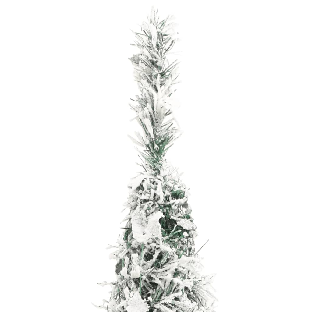Artificial Christmas Tree Pop-up Flocked Snow 50 LEDs 47.2