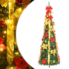Artificial Christmas Tree Pop-up 50 LEDs Green 47.2