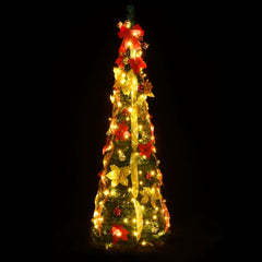 Artificial Christmas Tree Pop-up 50 LEDs Green 47.2