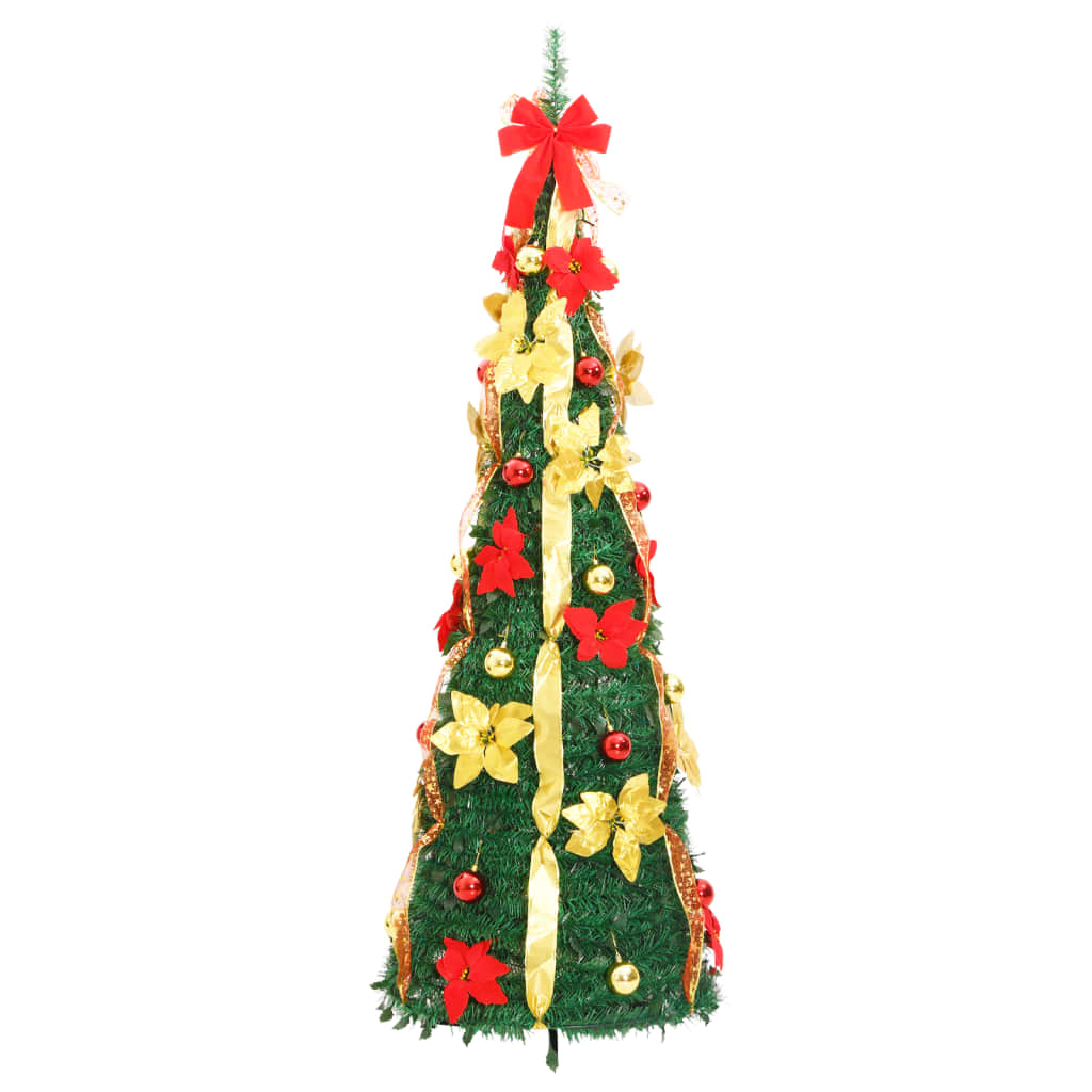 Artificial Christmas Tree Pop-up 200 LEDs Green 82.7