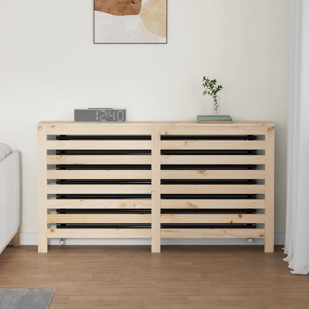 Radiator Cover 60.2x7.5x33.1 Solid Wood Pine