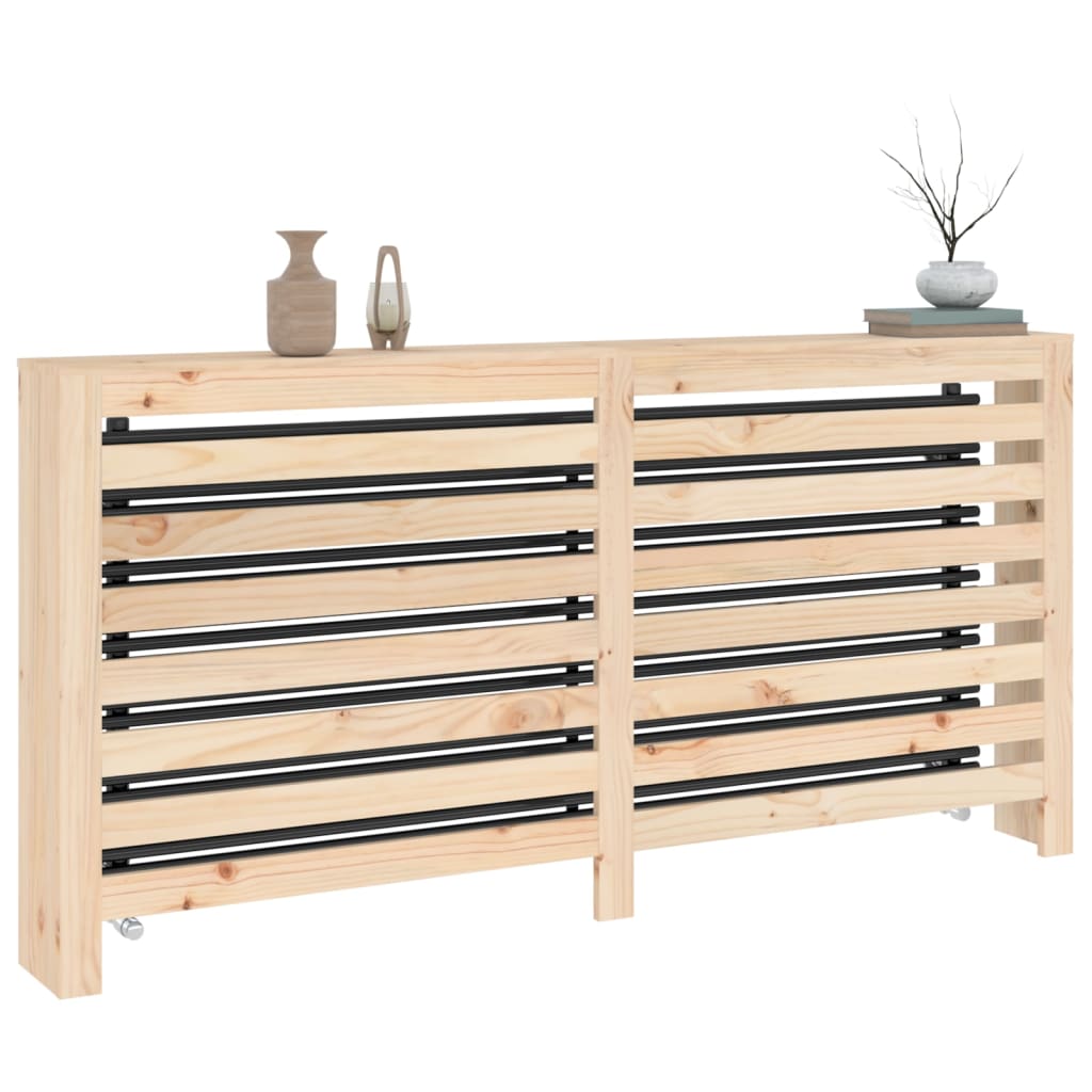 Radiator Cover 66.5x7.5x33.1 Solid Wood Pine