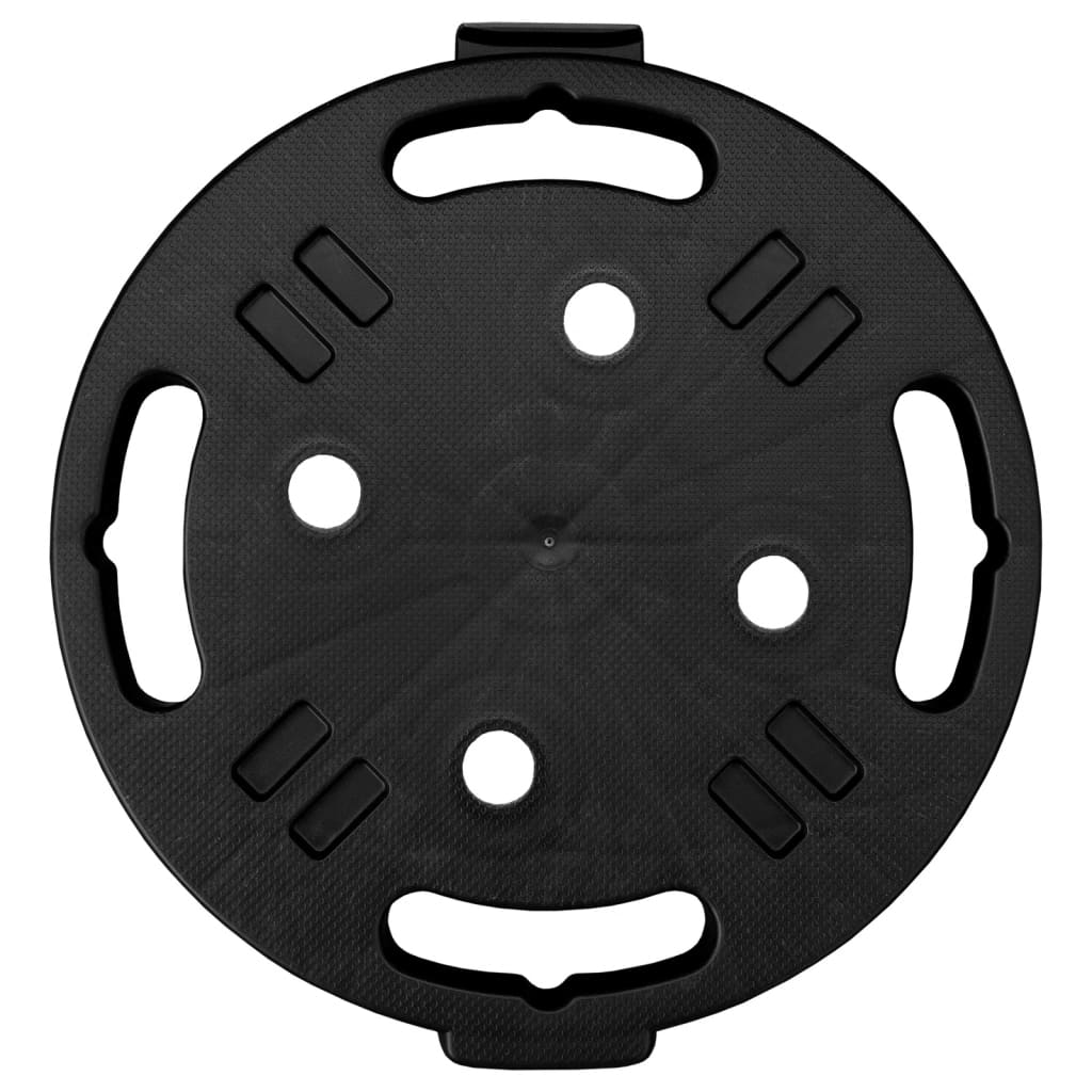 Plant Trolleys with Wheels 2 pcs Diameter 11.8 Black 374.8 lb