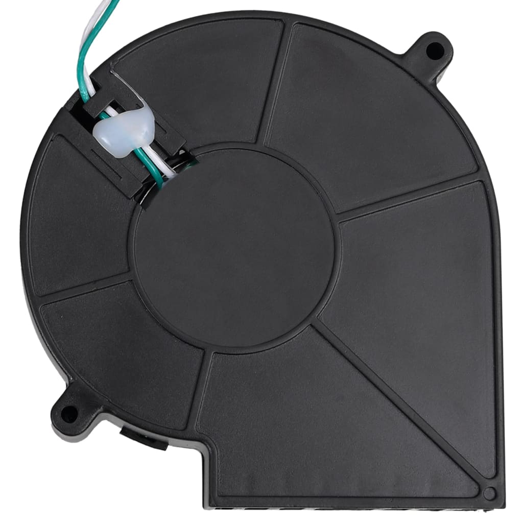 Black LED string lights with 15 LEDs on 59.1-inch wire and built-in fan.