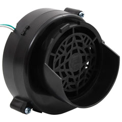 Black LED string lights with 26 LEDs on 102.4 ft wire and attached fan.