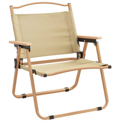 Camping Chair Set of 2 Beige