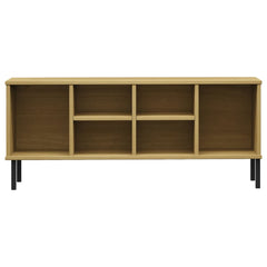 Shoe Rack Brown Solid pine wood, metal Medium Shoe Rack