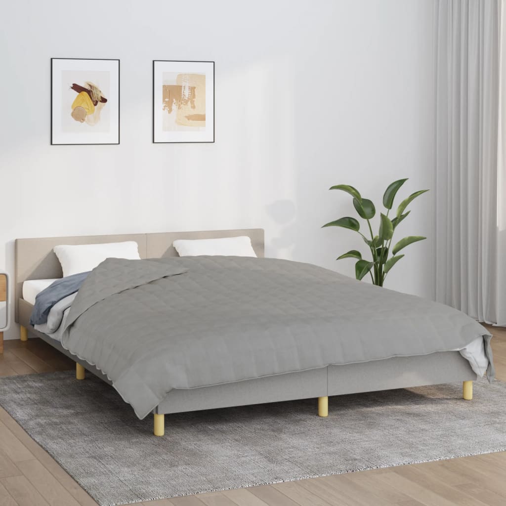 Weighted Blanket Gray 78.7x78.7 19.8 lb Fabric