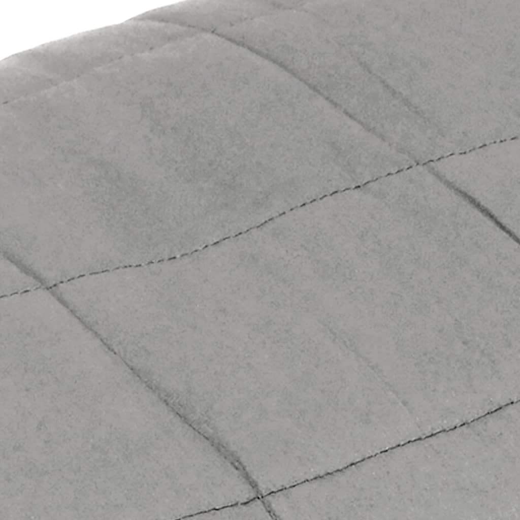Weighted Blanket Gray 78.7x78.7 28.7 lb Fabric