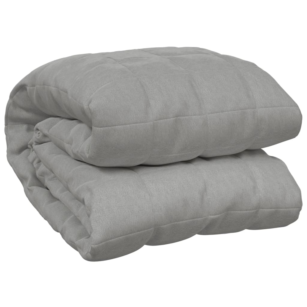 Weighted Blanket Gray 86.6x92.5 24.3 lb Fabric