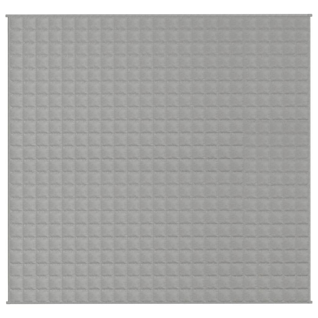 Weighted Blanket Gray 86.6x92.5 24.3 lb Fabric