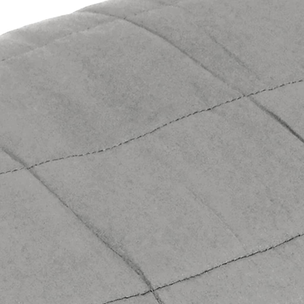 Weighted Blanket Gray 86.6x92.5 24.3 lb Fabric