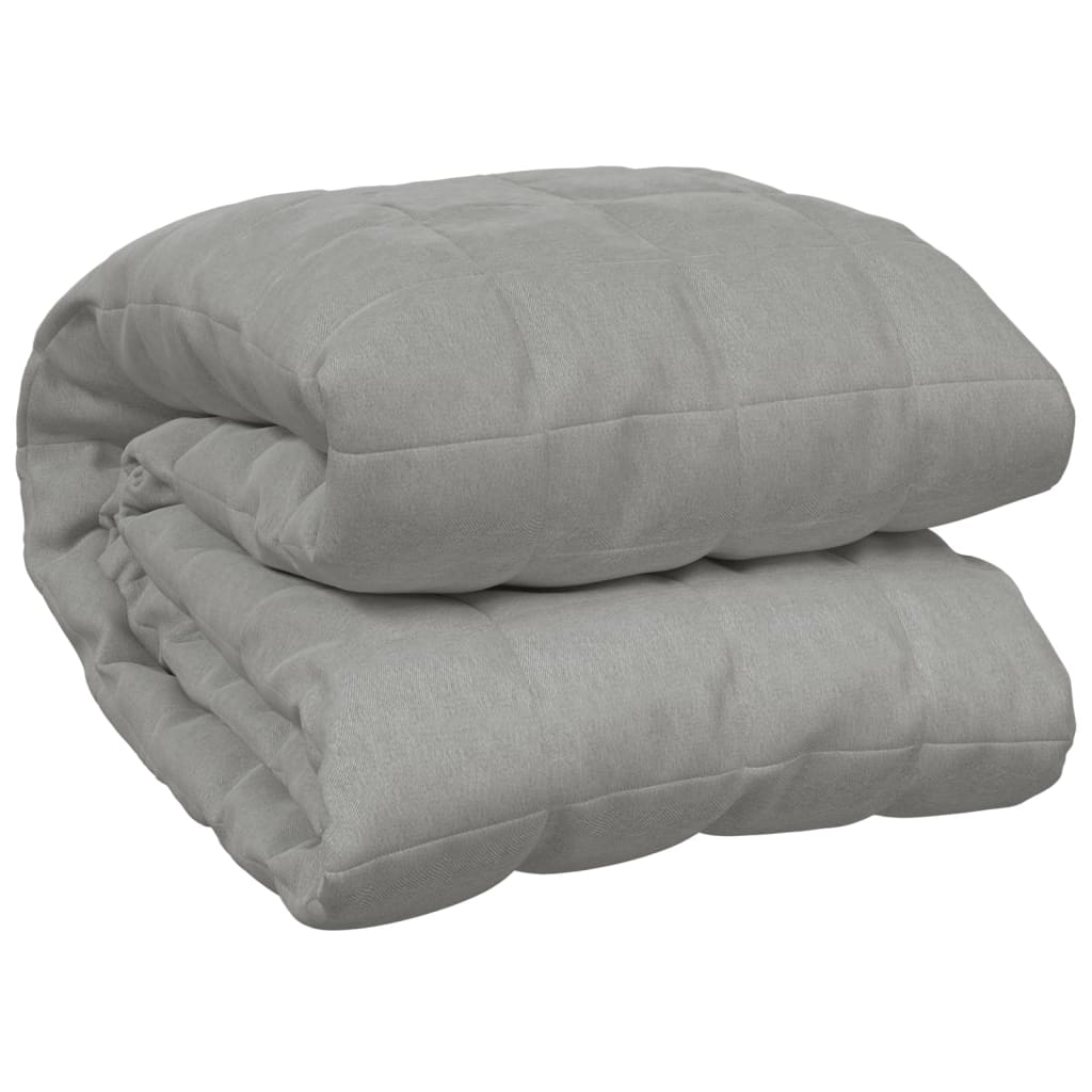 Weighted Blanket Gray 86.6x92.5 33.1 lb Fabric