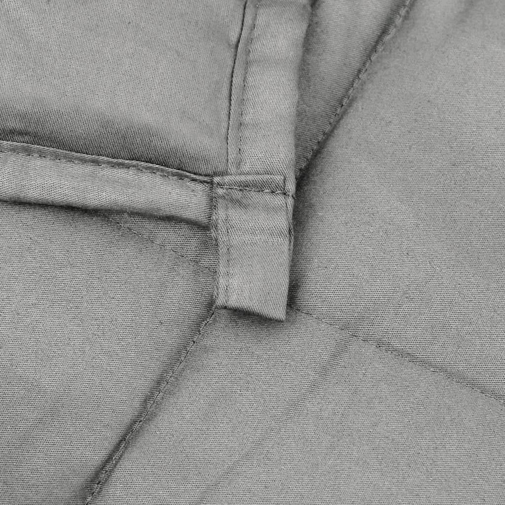 Weighted Blanket Gray 86.6x92.5 33.1 lb Fabric