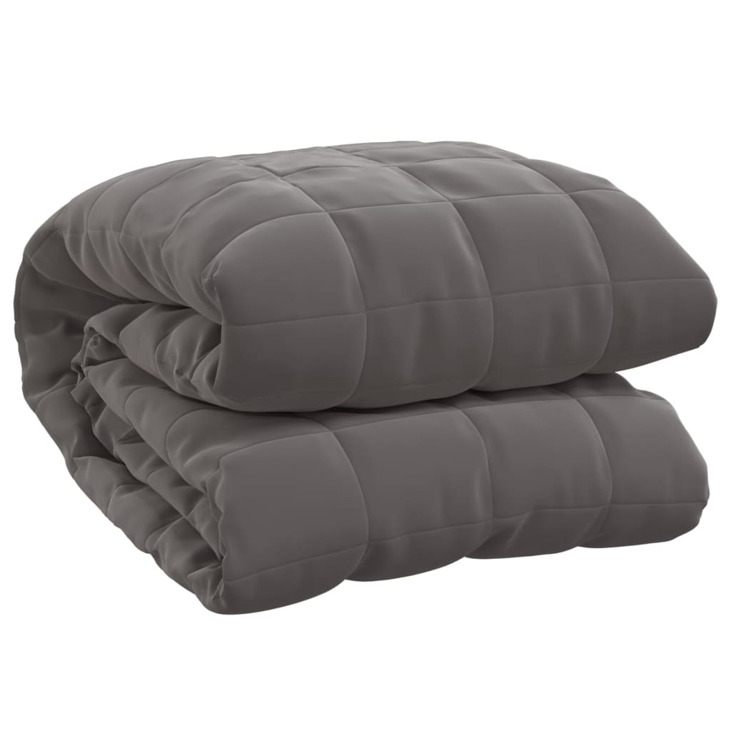 Weighted Blanket Gray 78.7x78.7 19.8 lb Fabric