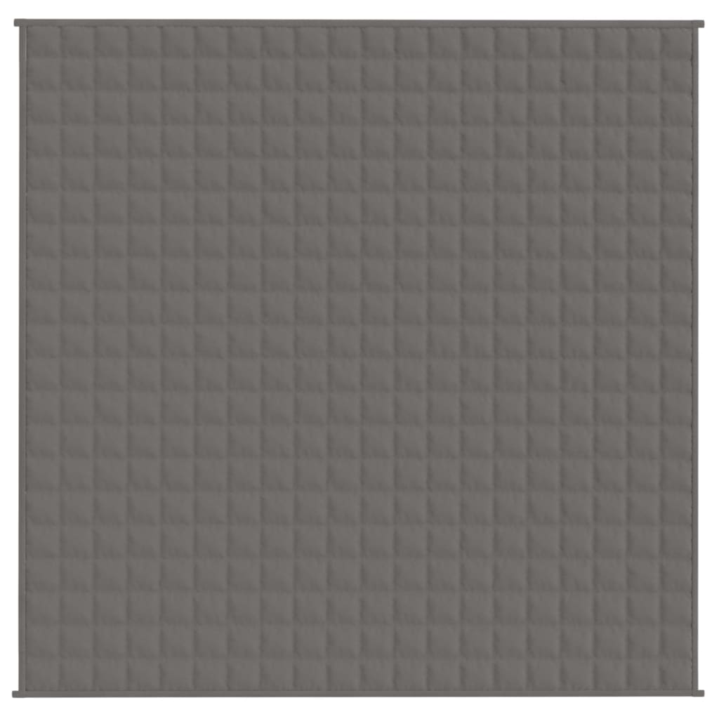 Weighted Blanket Gray 78.7x78.7 19.8 lb Fabric